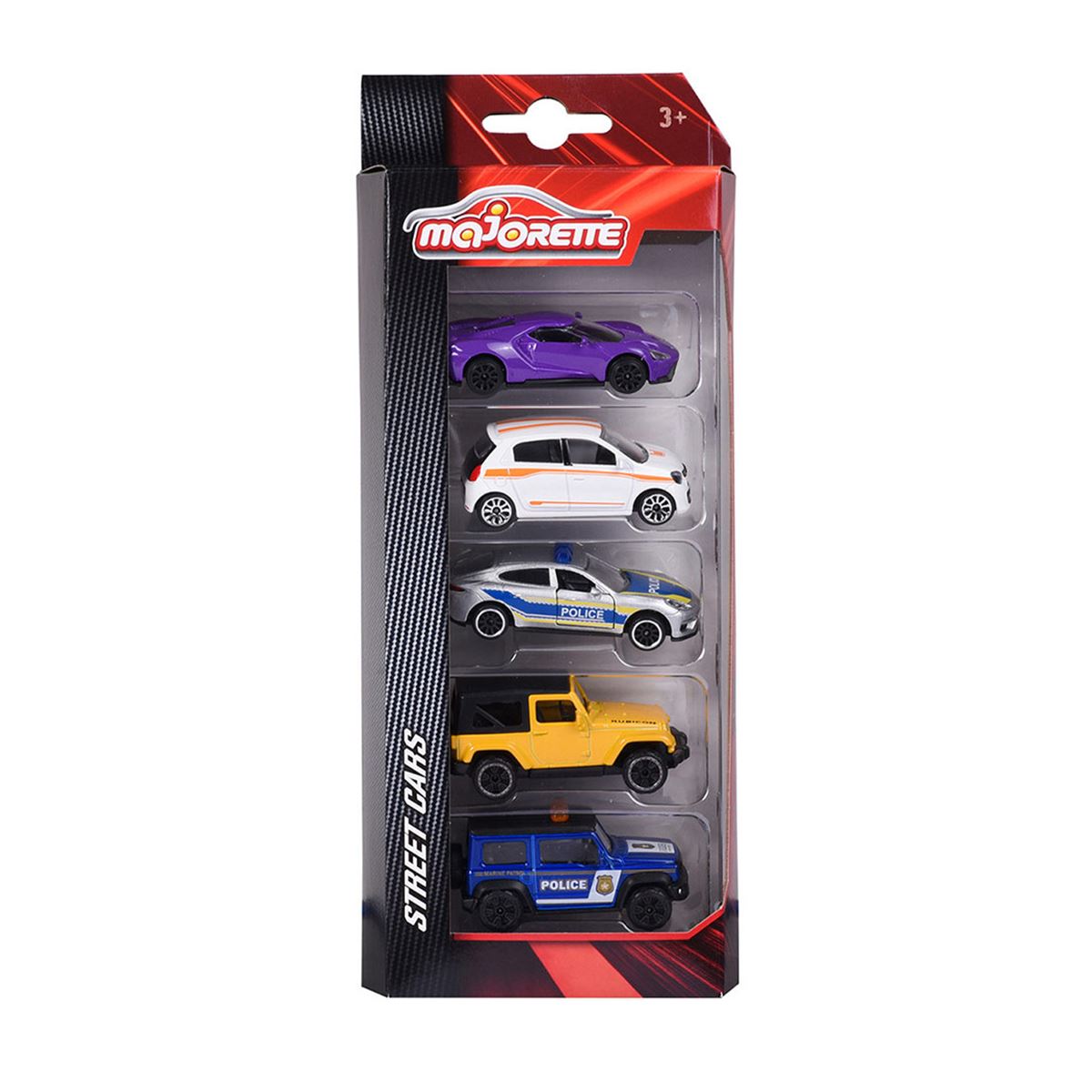 Majorette Set 5 Coches 4 Surtido