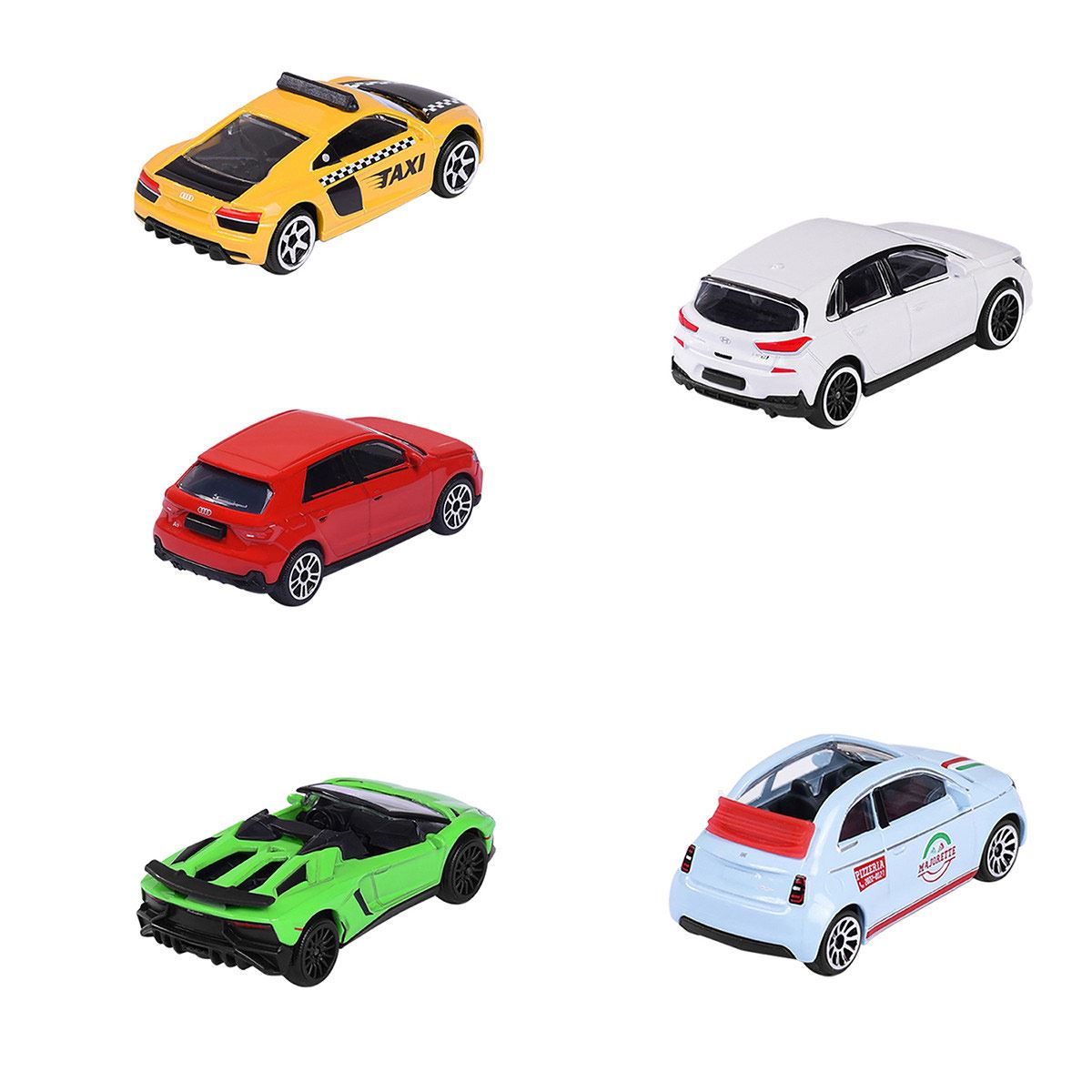 Majorette Set 5 Coches 4 Surtido