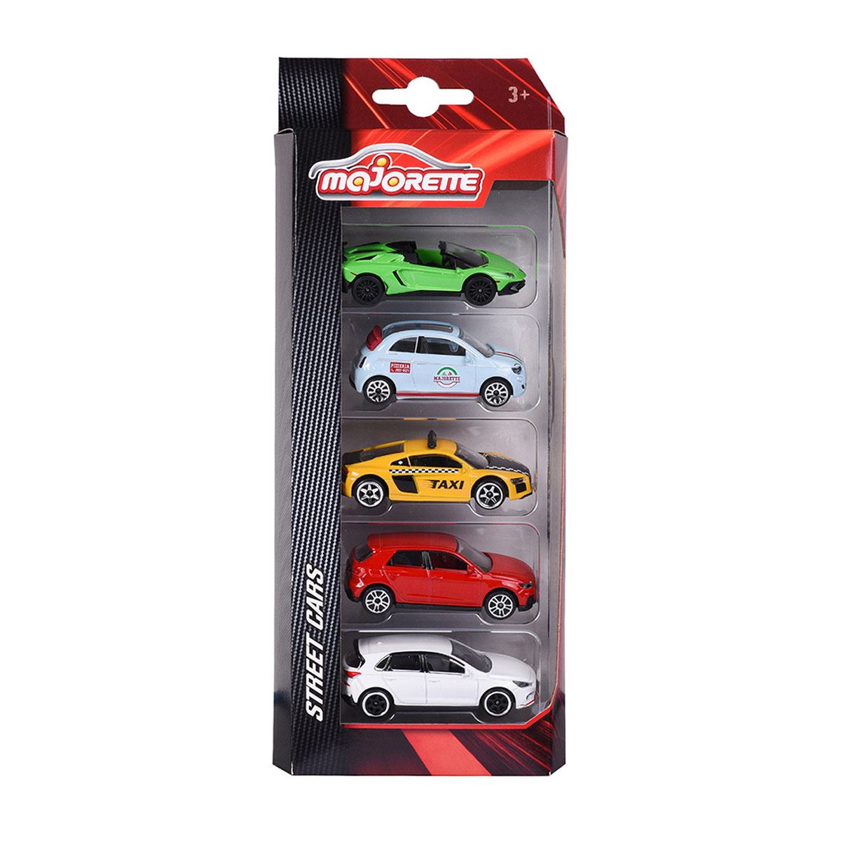Majorette Set 5 Coches 4 Surtido