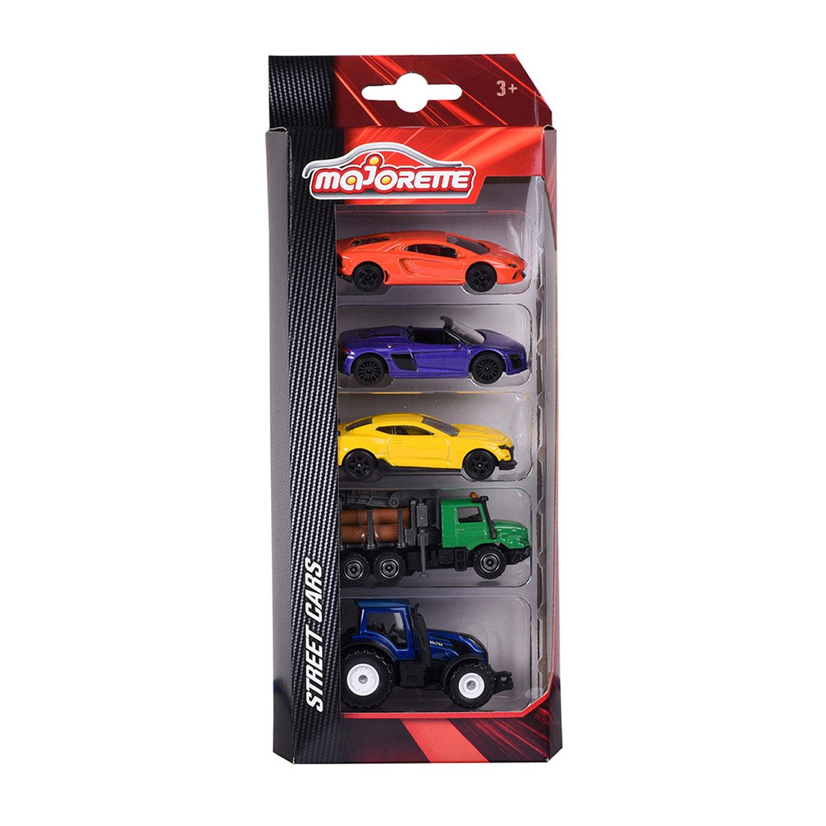Majorette Set 5 Coches 4 Surtido