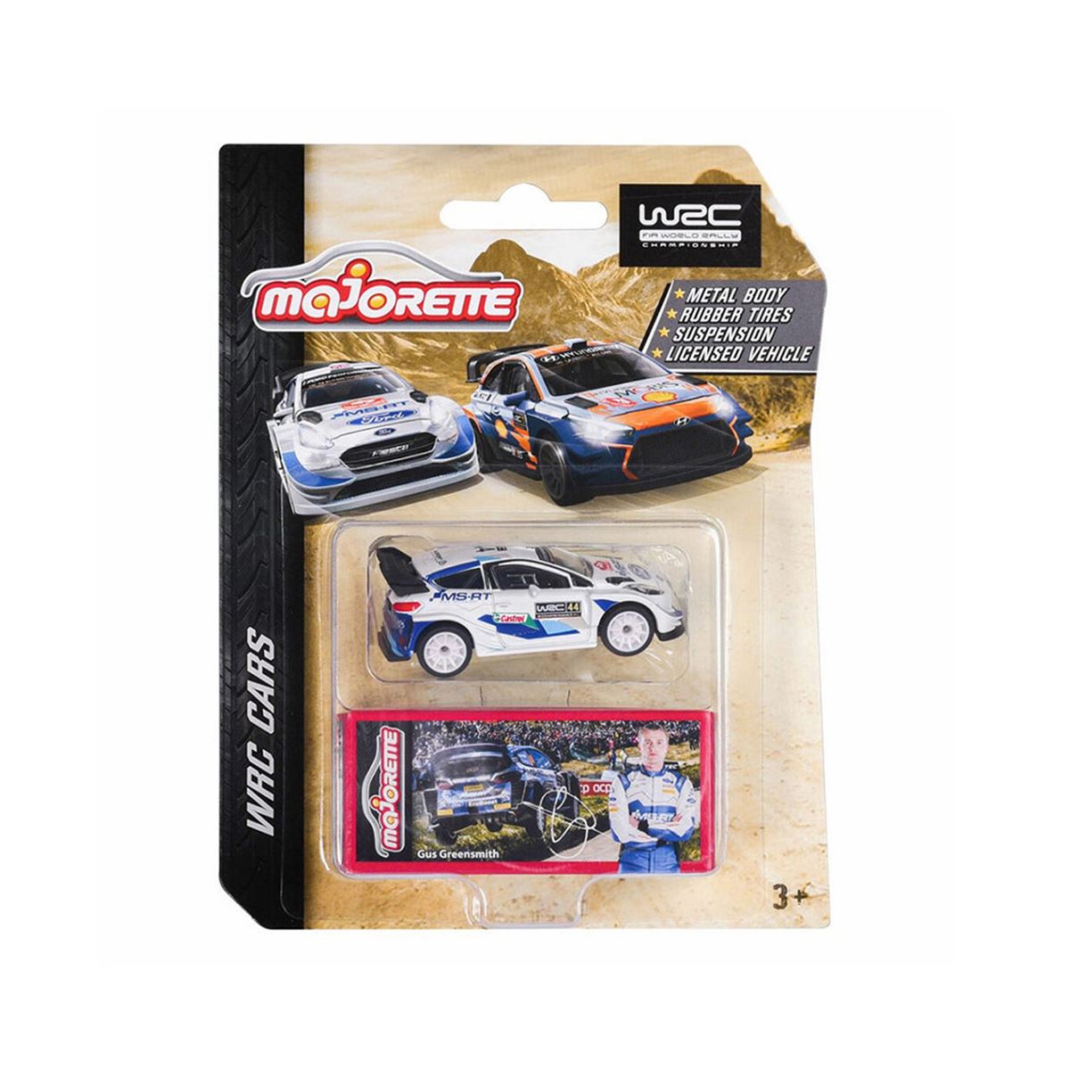 Coche a Escala WRC Majorette ¡Colecciónalos todos!