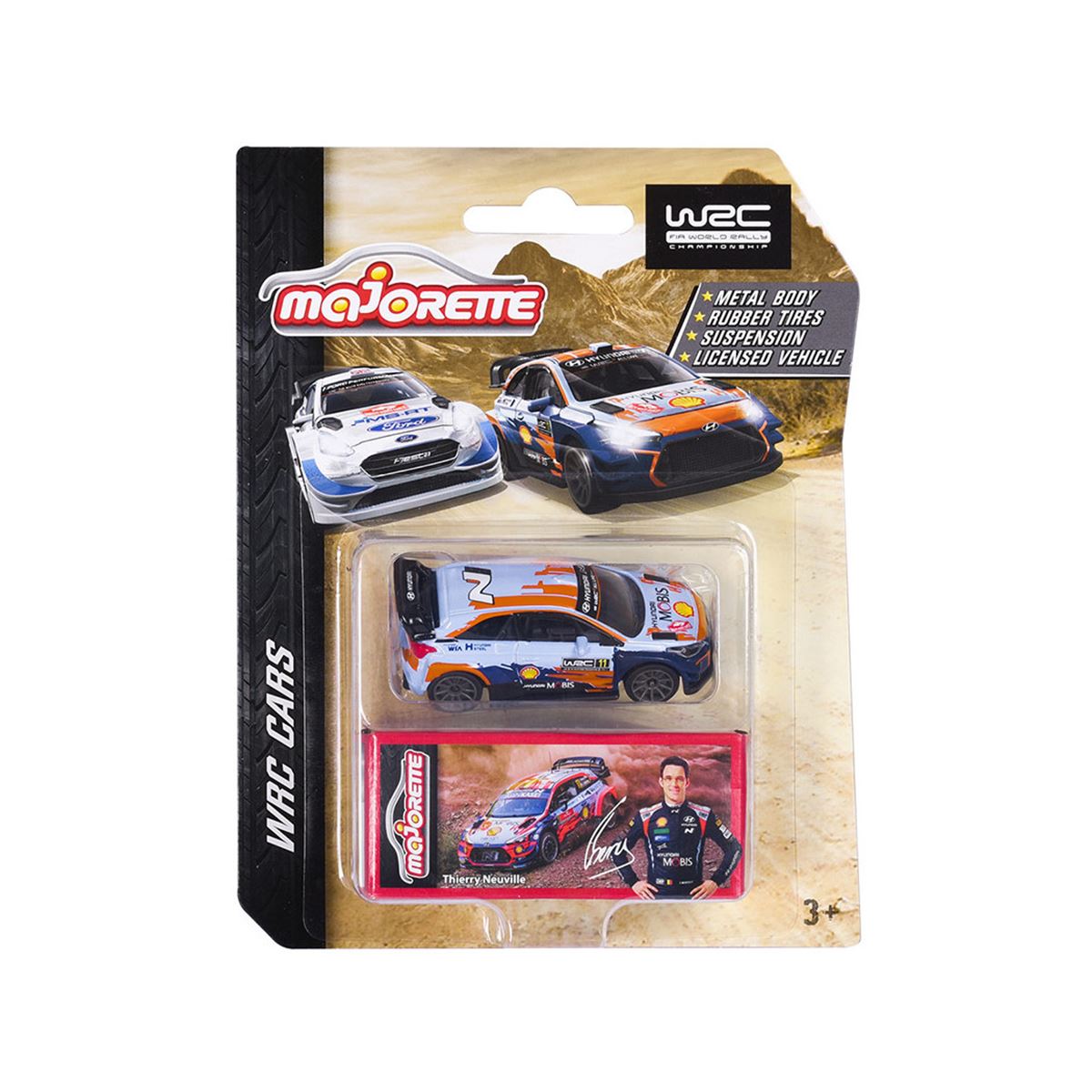Coche a Escala WRC Majorette ¡Colecciónalos todos!