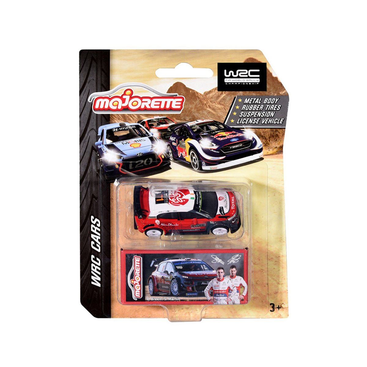 Coche a Escala WRC Majorette ¡Colecciónalos todos!