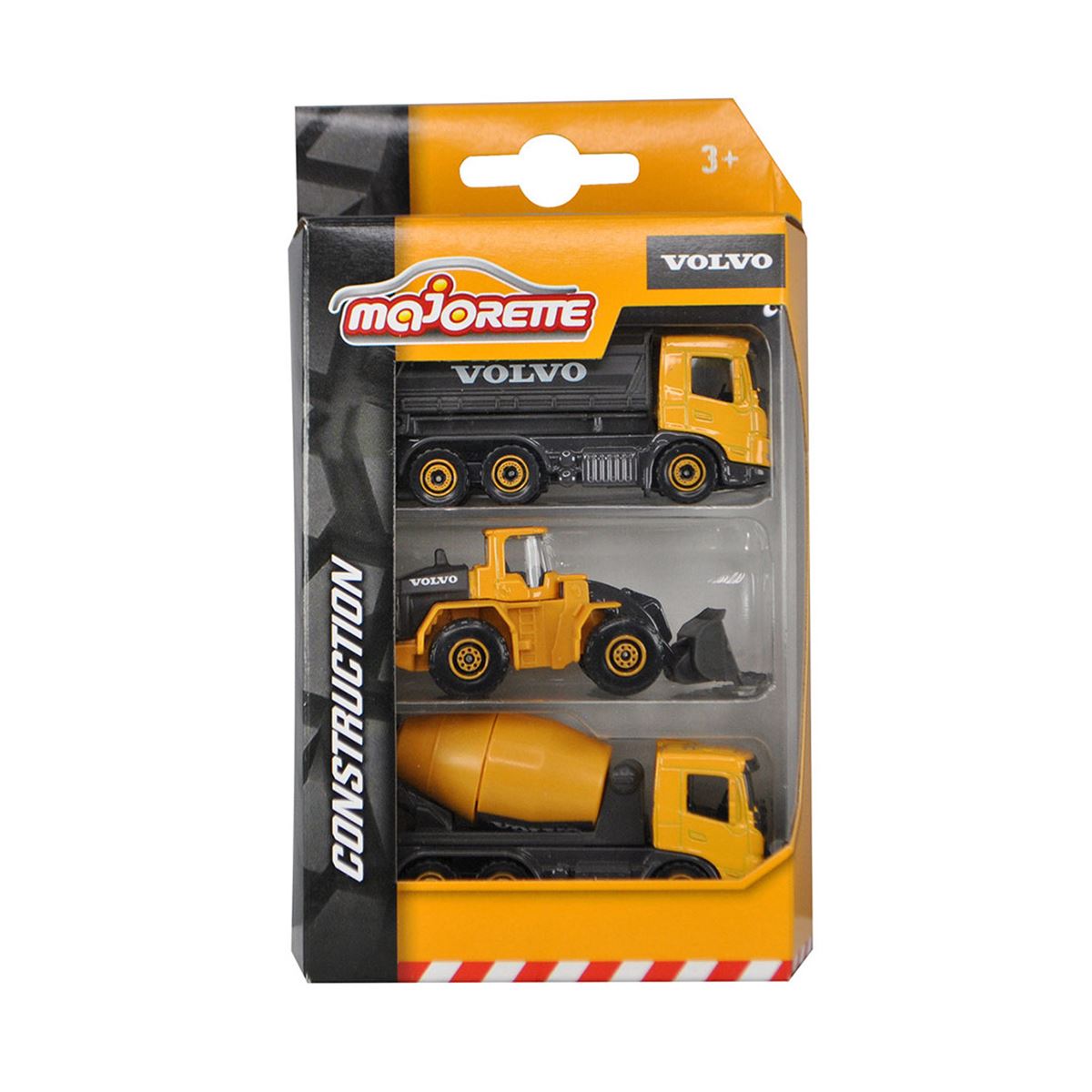 Paquete de Vehículos De Trabajo Majorette Volvo