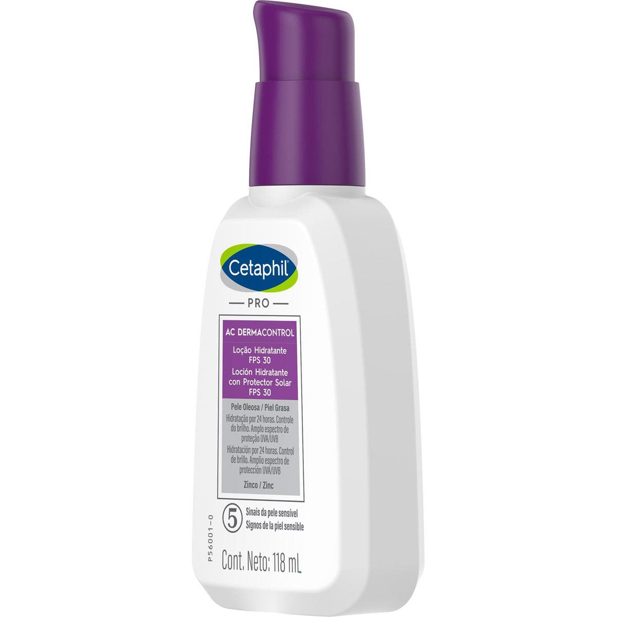 Cetaphil PRO AC Dermacontrol Loción Hidratante Facial con FPS 30 118ml