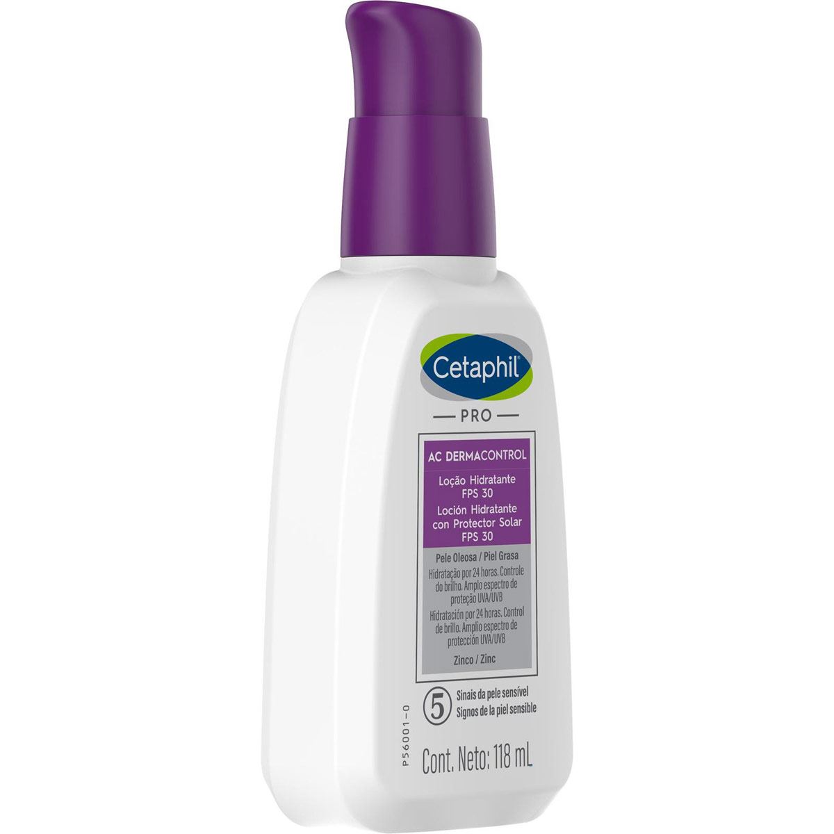 Cetaphil PRO AC Dermacontrol Loción Hidratante Facial con FPS 30 118ml