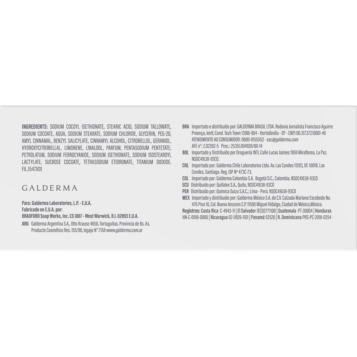 Cetaphil Barra Dermolimpiadora de Limpieza Suave 127g