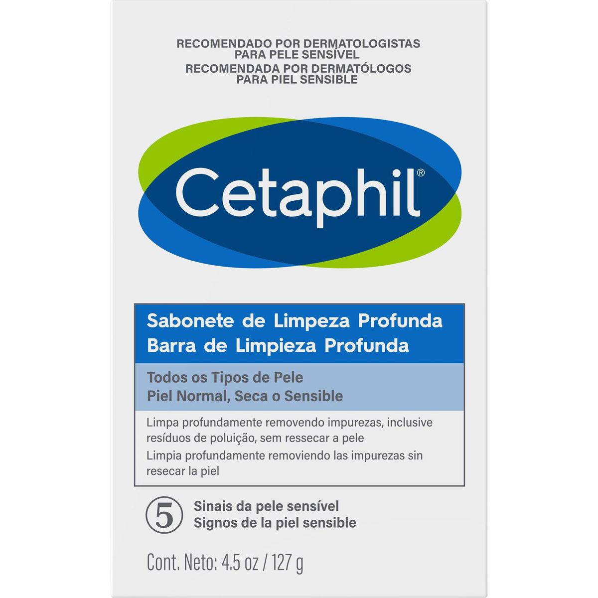Cetaphil Barra de Limpieza Profunda 127g