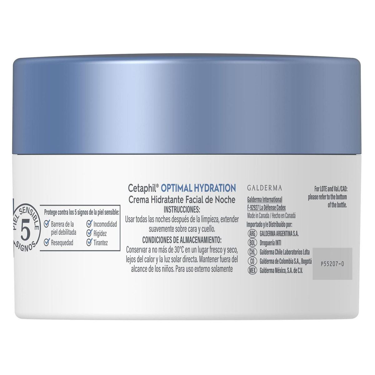 Cetaphil Optimal Hydration Crema Hidratante Facial Noche 48g