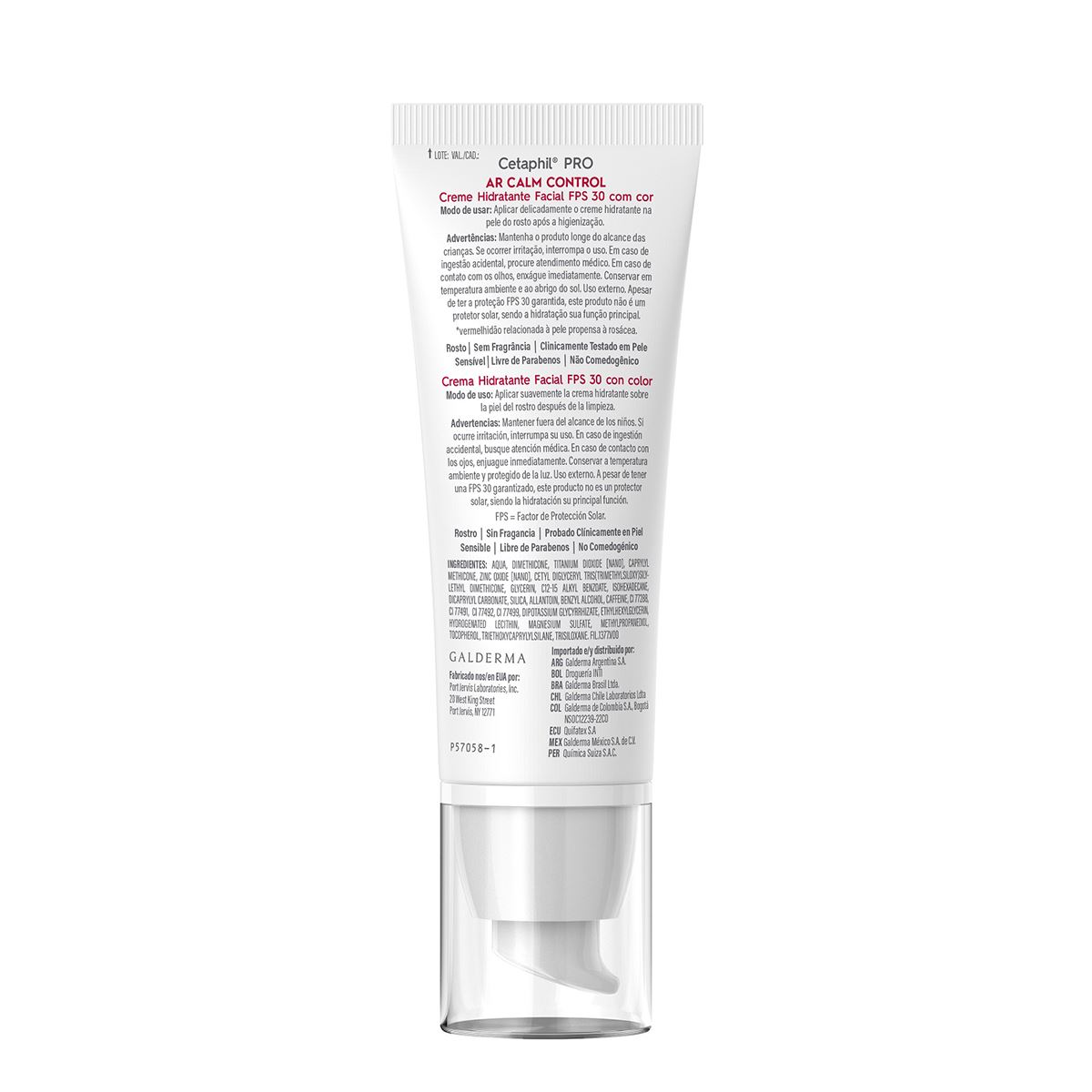 Cetaphil Pro Ar Calm Control Crema Hidratante Facial FPS30 con Color 50ml