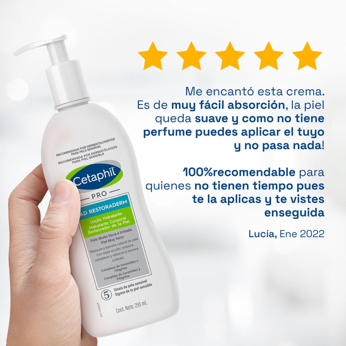 Cetaphil Pro AD Restoraderm Hidratante 295ml