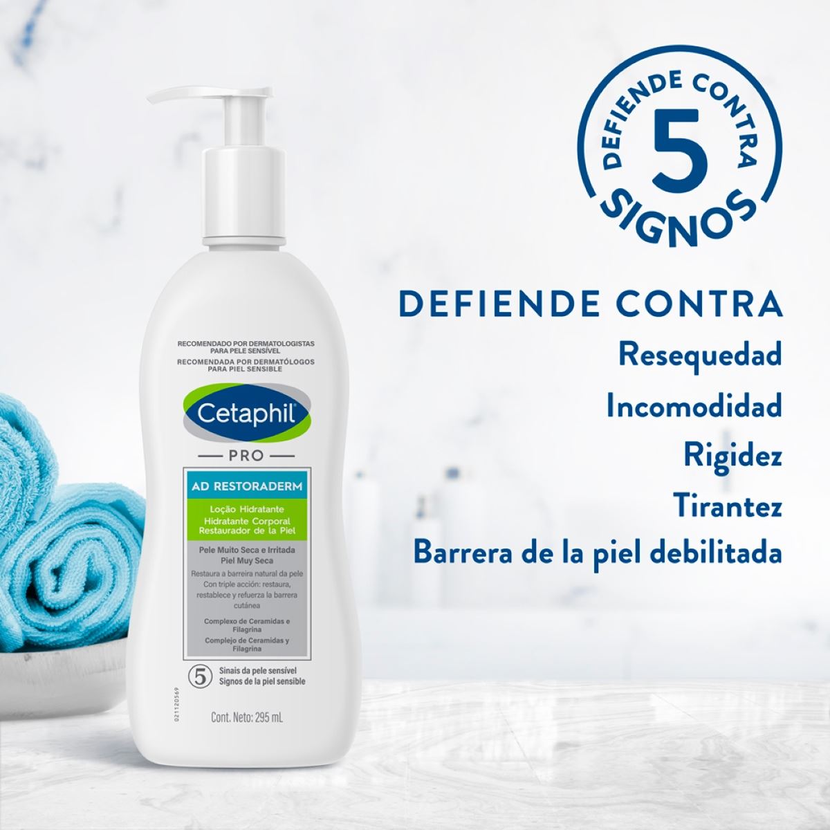 Cetaphil Pro AD Restoraderm Hidratante 295ml