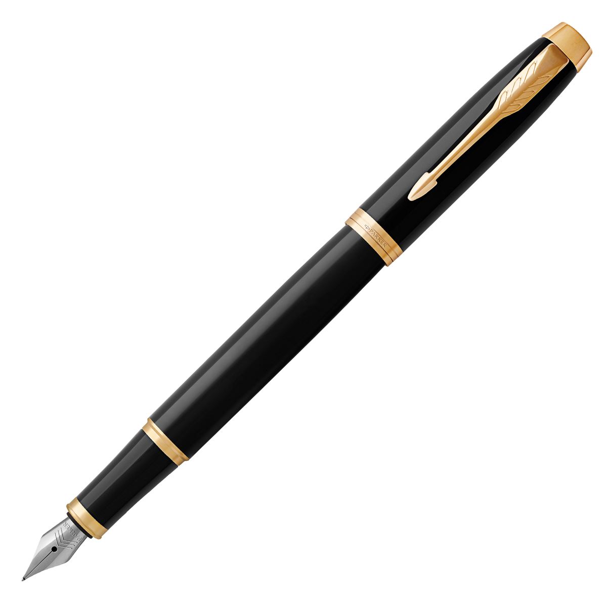 Parker Im Black Golden Trim Fountain Pen Fine Gifting box