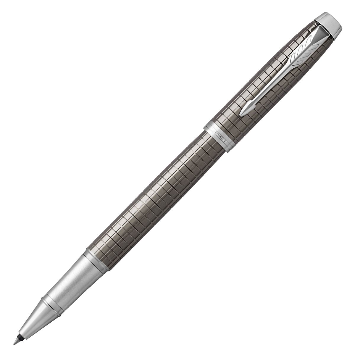 Parker Im Premier Dark Espresso Chrome Trim Roller Ball Fine Black Gifting box