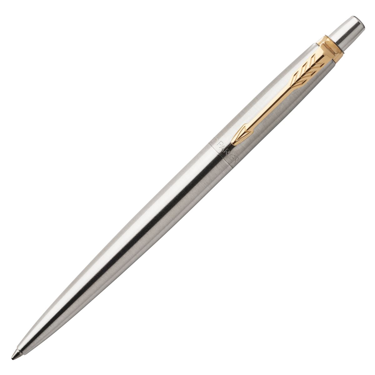 Jotter Stainless Steel Golden Trim Ball Point Medium Blue Gifting box