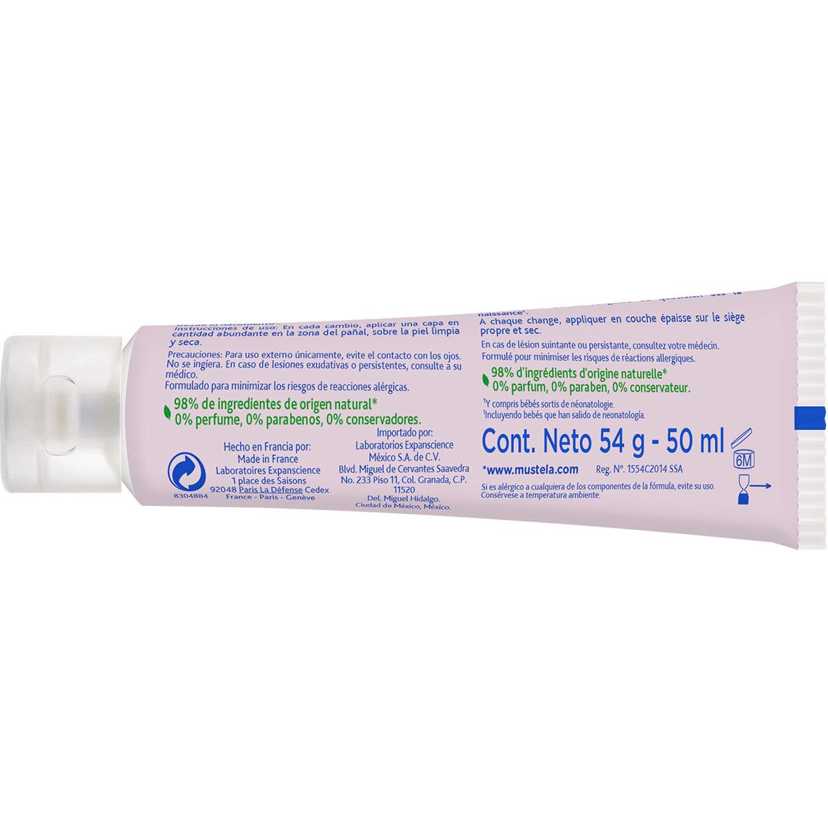 Crema  Mustela Contra Las Rozaduras 54 ml