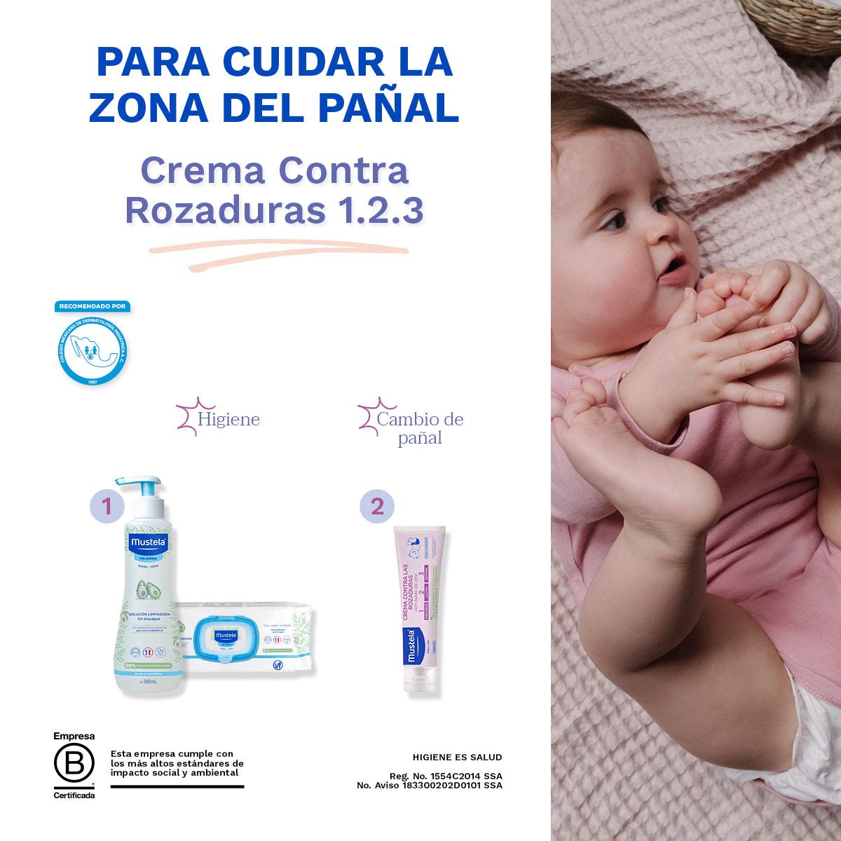 Crema  Mustela Contra Las Rozaduras 54 ml
