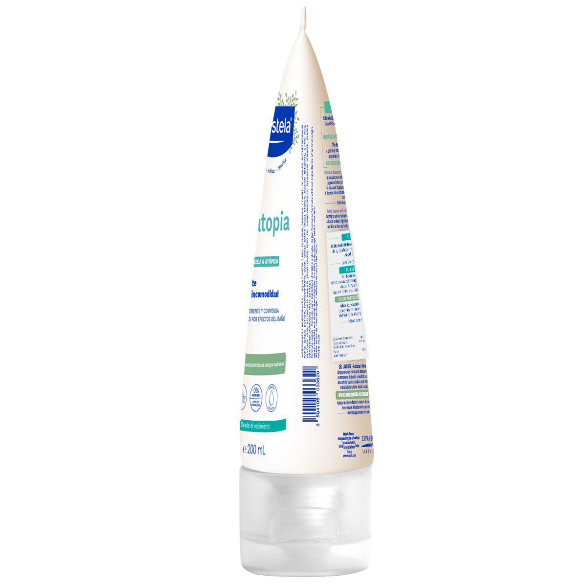 Mustela Stelatopia Gel Lavante para bebés y niños con Piel Atópica 200ml