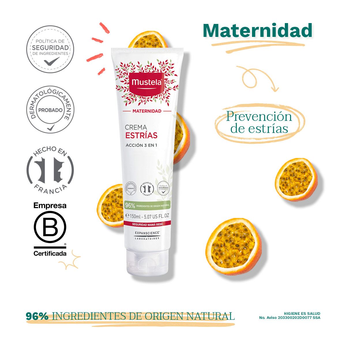 MUSTELA CREMA PREVENCIÓN ESTRIAS 150ML