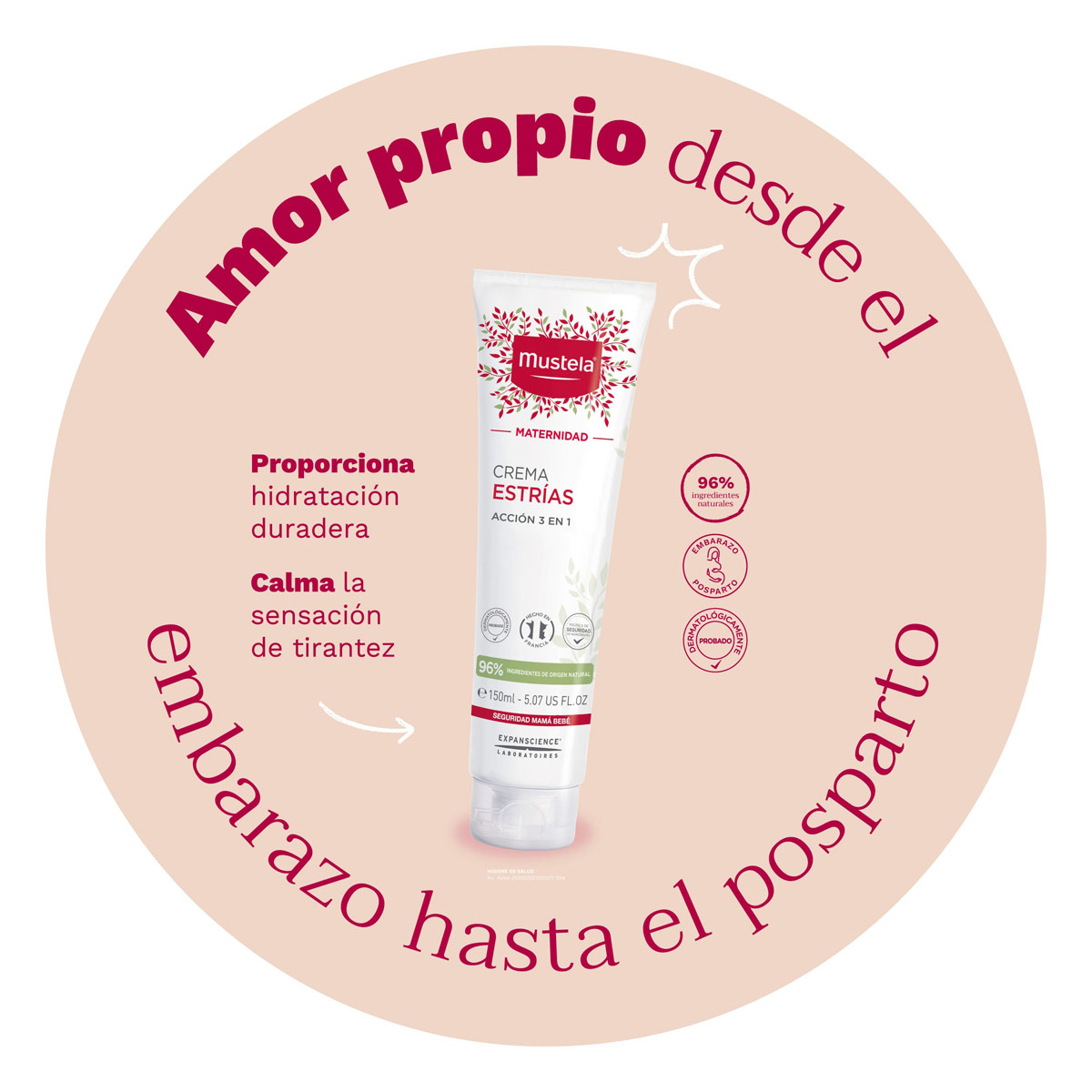 MUSTELA CREMA PREVENCIÓN ESTRIAS 150ML