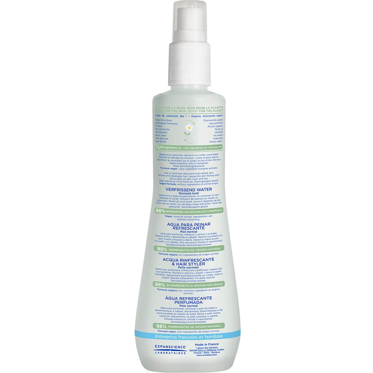MUSTELA AGUA PARA PEINAR REFRESCANTE 200 ML