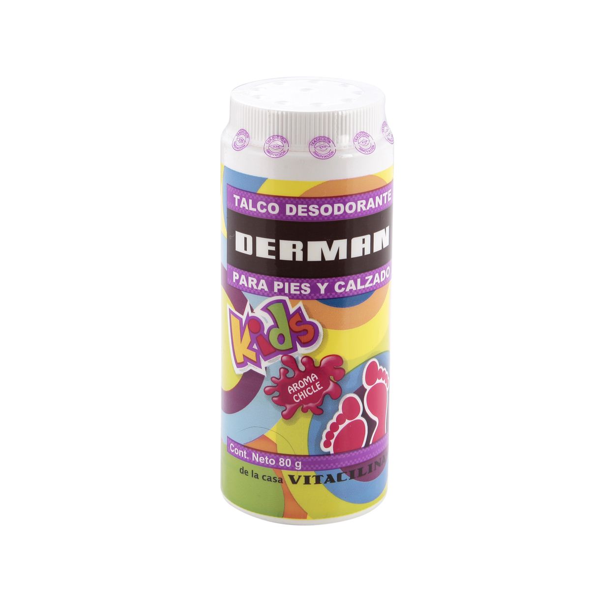 Derman kids talco desodorante 80g
