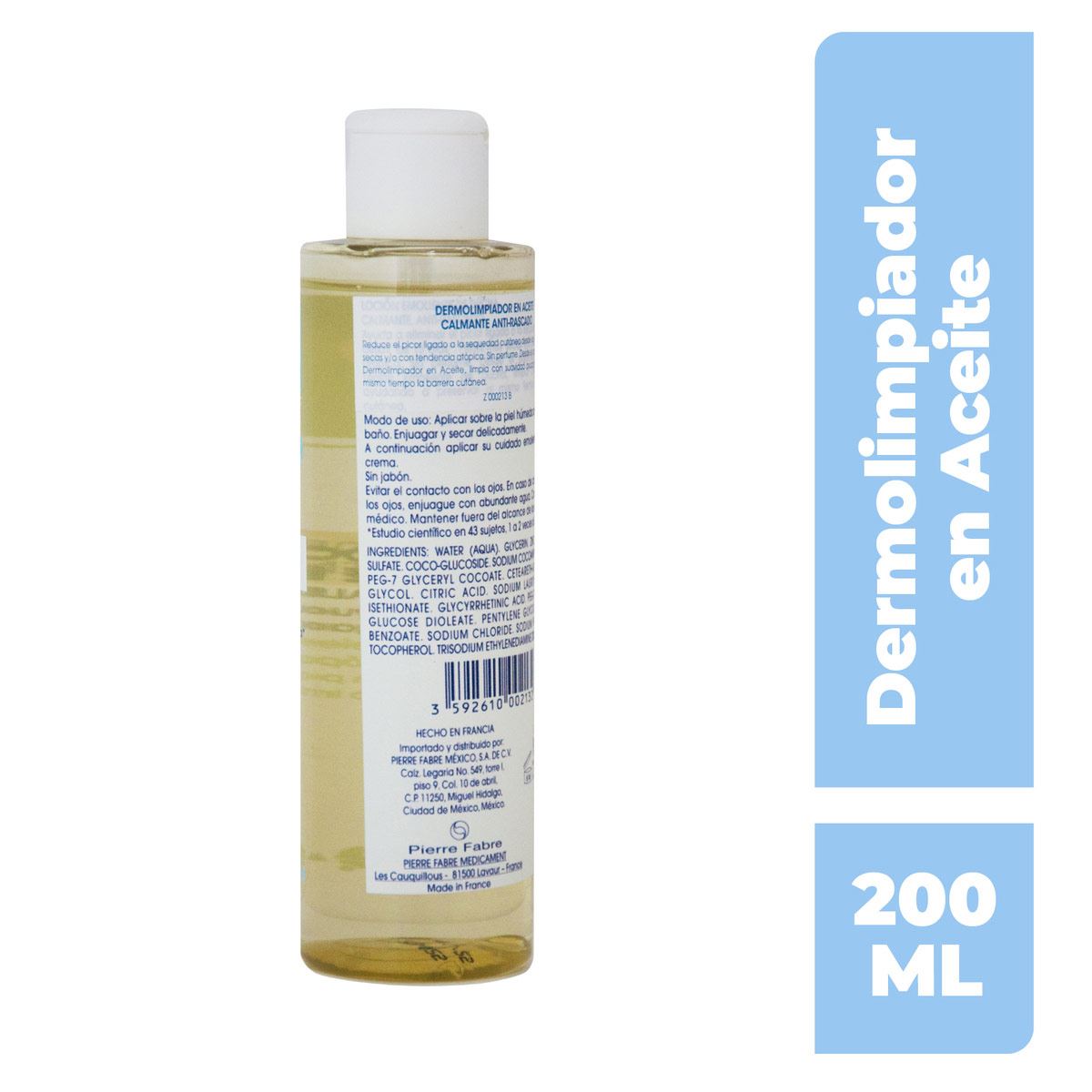 Dexeryl Dermolimpiador en Aceite 200 ml