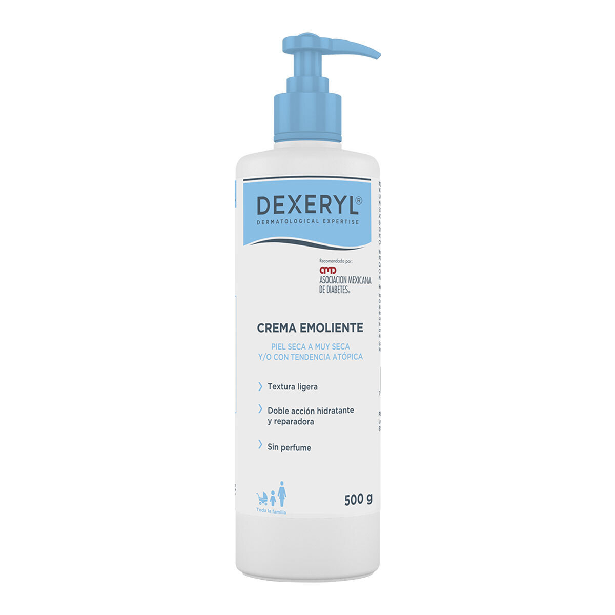 Dexeryl Crema Hidratante Emoliente para Piel Seca 500g