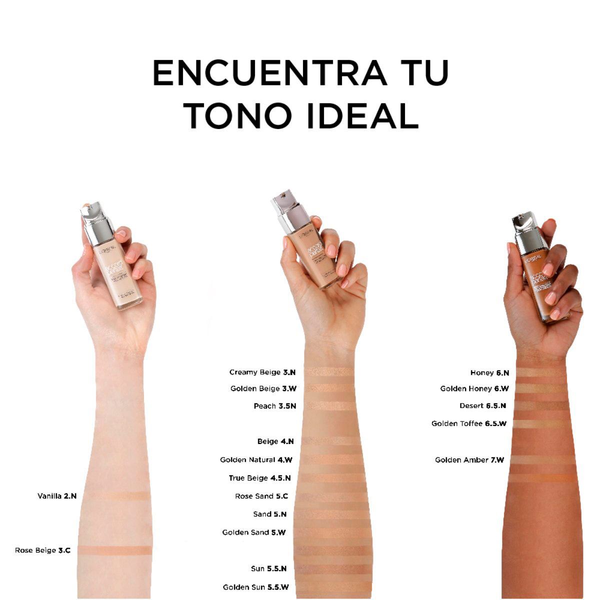 Base de Maquillaje L'Oreal París True Match Tono 5 C Rose Sand