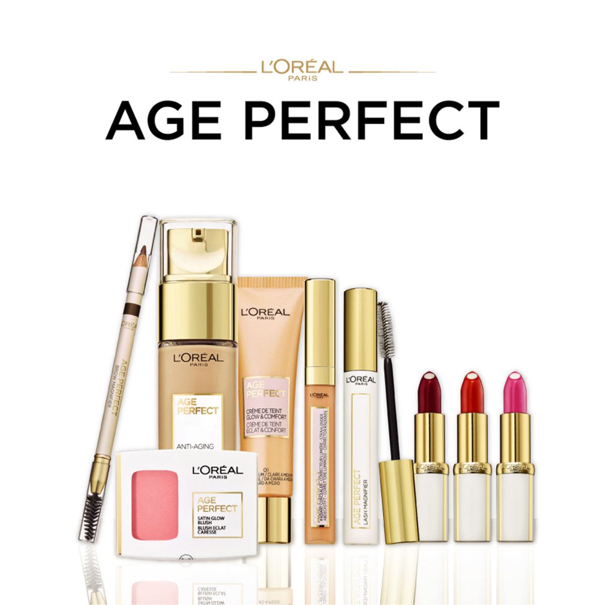 Base de Maquillaje L'Oréal Paris Age Perfect 180 Golden Beige 109g