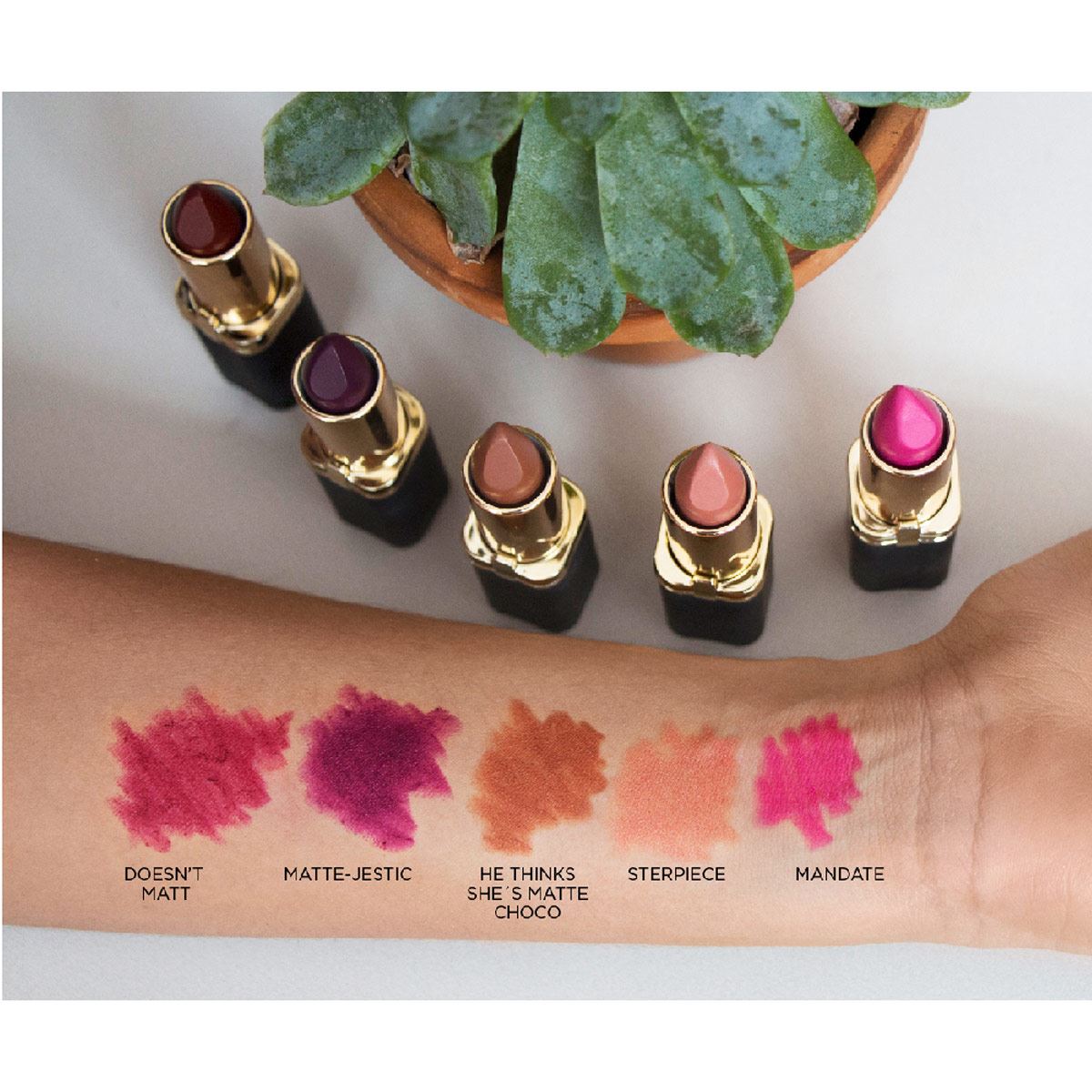 Labial Mate L'Oréal París Color Riche 640 Erotique