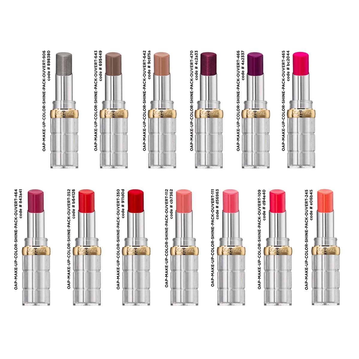 Labial L'Oréal París Brillo Color Riche Shine 109 Pursue Pretty