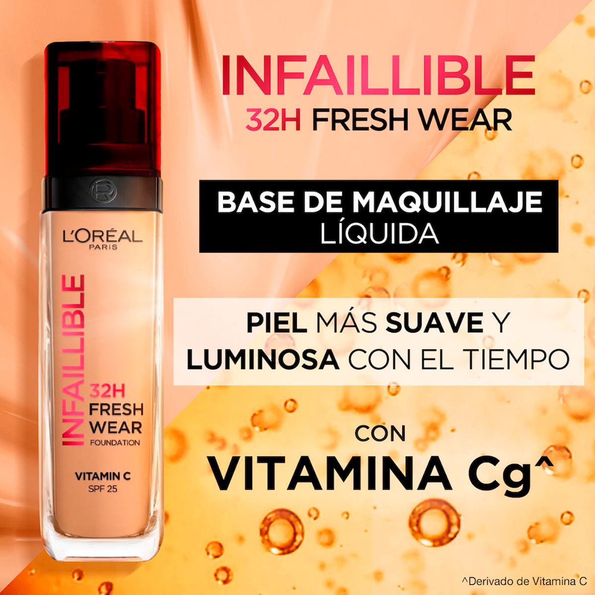 Base de Maquillaje Infallible 32H Freshwear 20 Ivoire Ivory