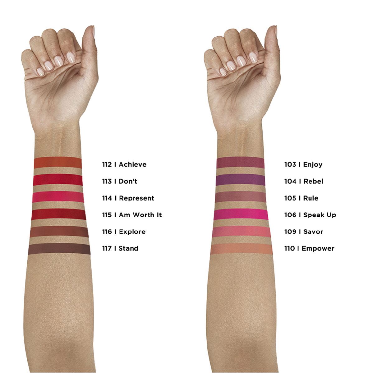 Labial Líquido Matte Rouge Signature de L'Oréal París Tono 103 I Enjoy