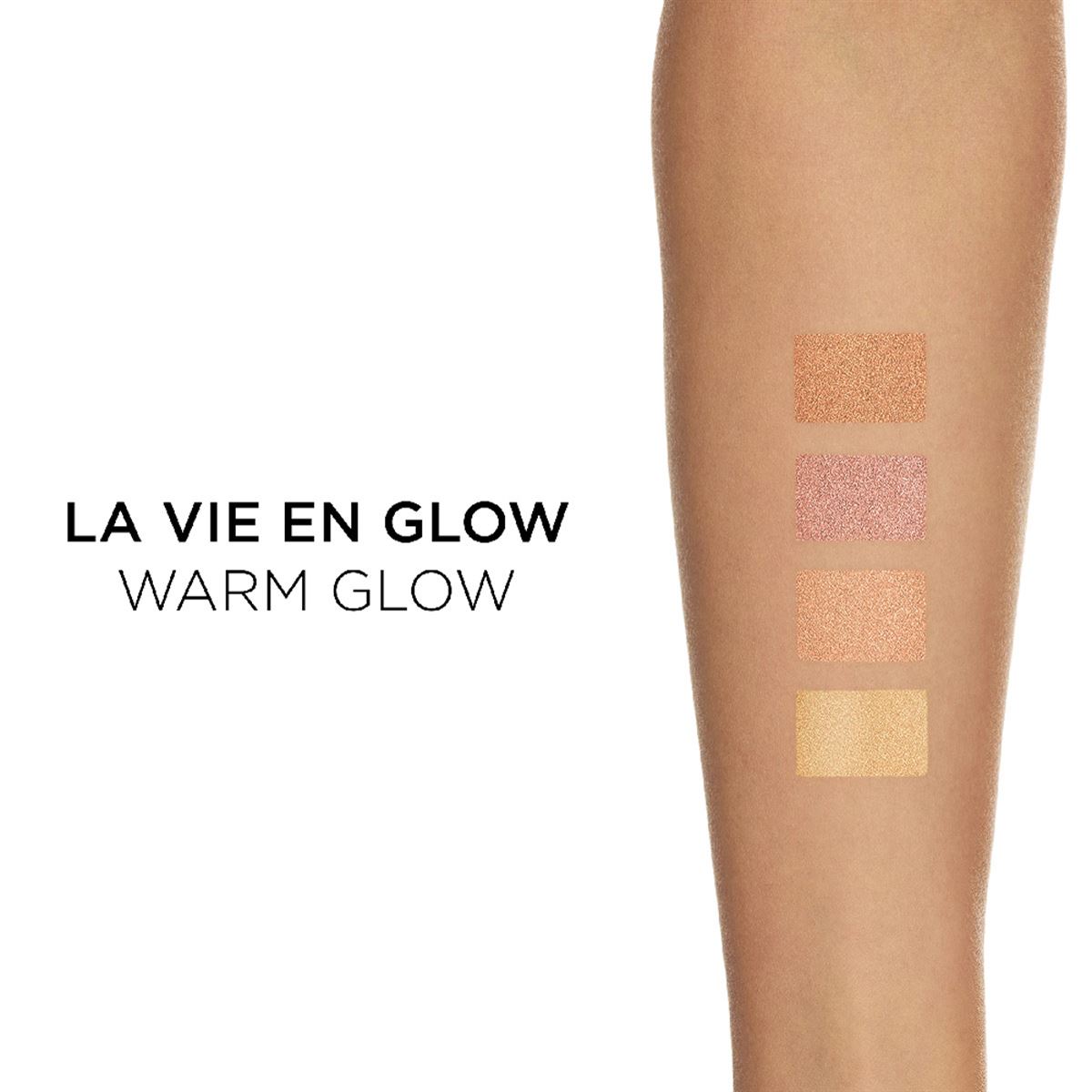 Paleta L'Oréal París De Rubor E Iluminador en Polvo La Vie En Glow