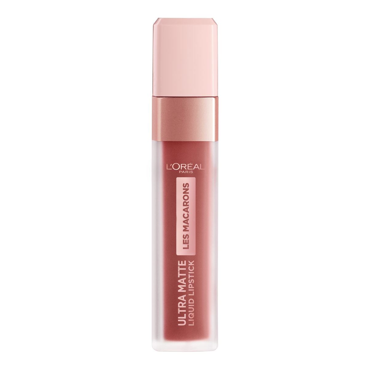 Labial líquido mate, Infallible Les Macarons L'Oréal Paris, Tono 822 Mon caramel