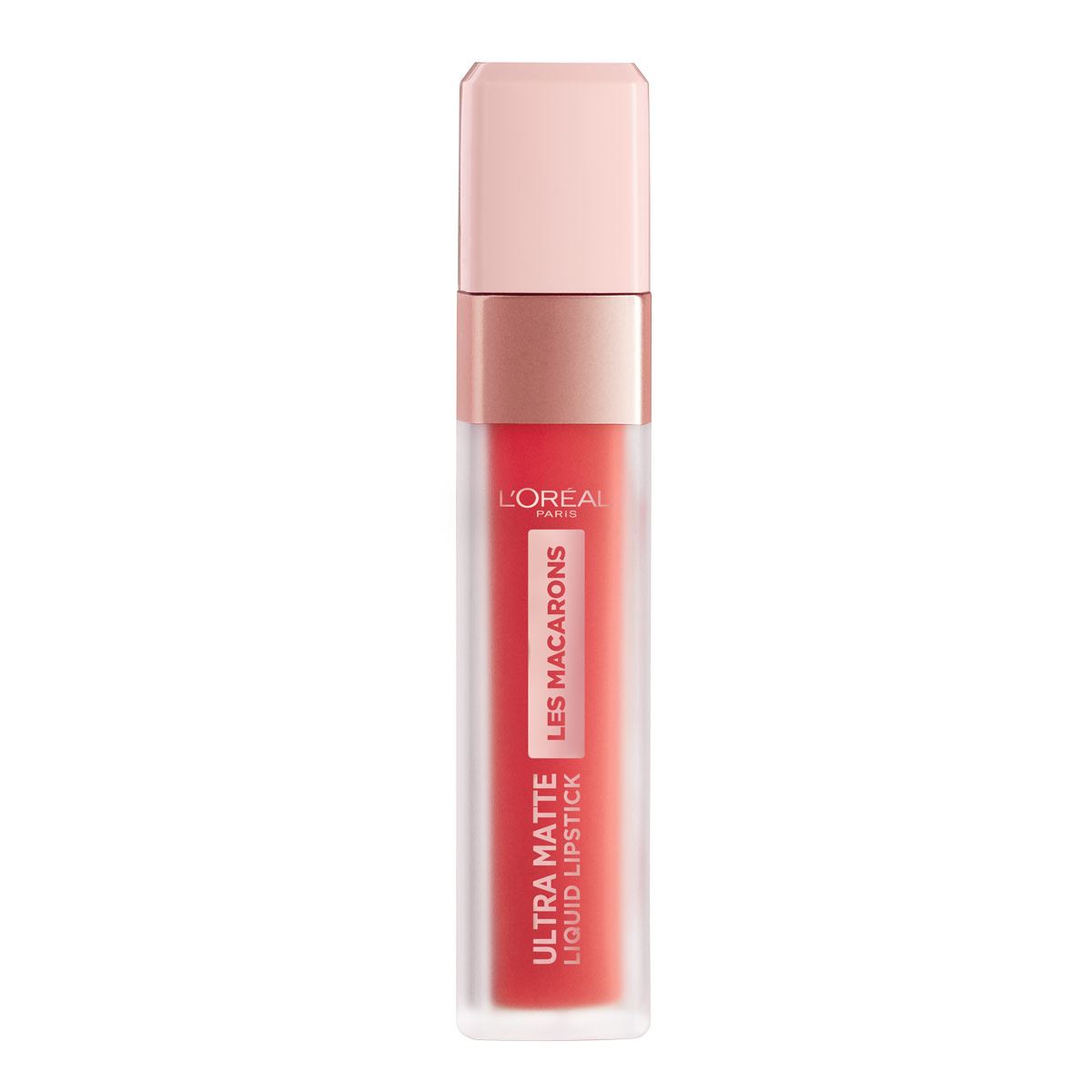Labial líquido mate, Infallible Les Macarons L'Oréal Paris, Tono 824 Guava Gush