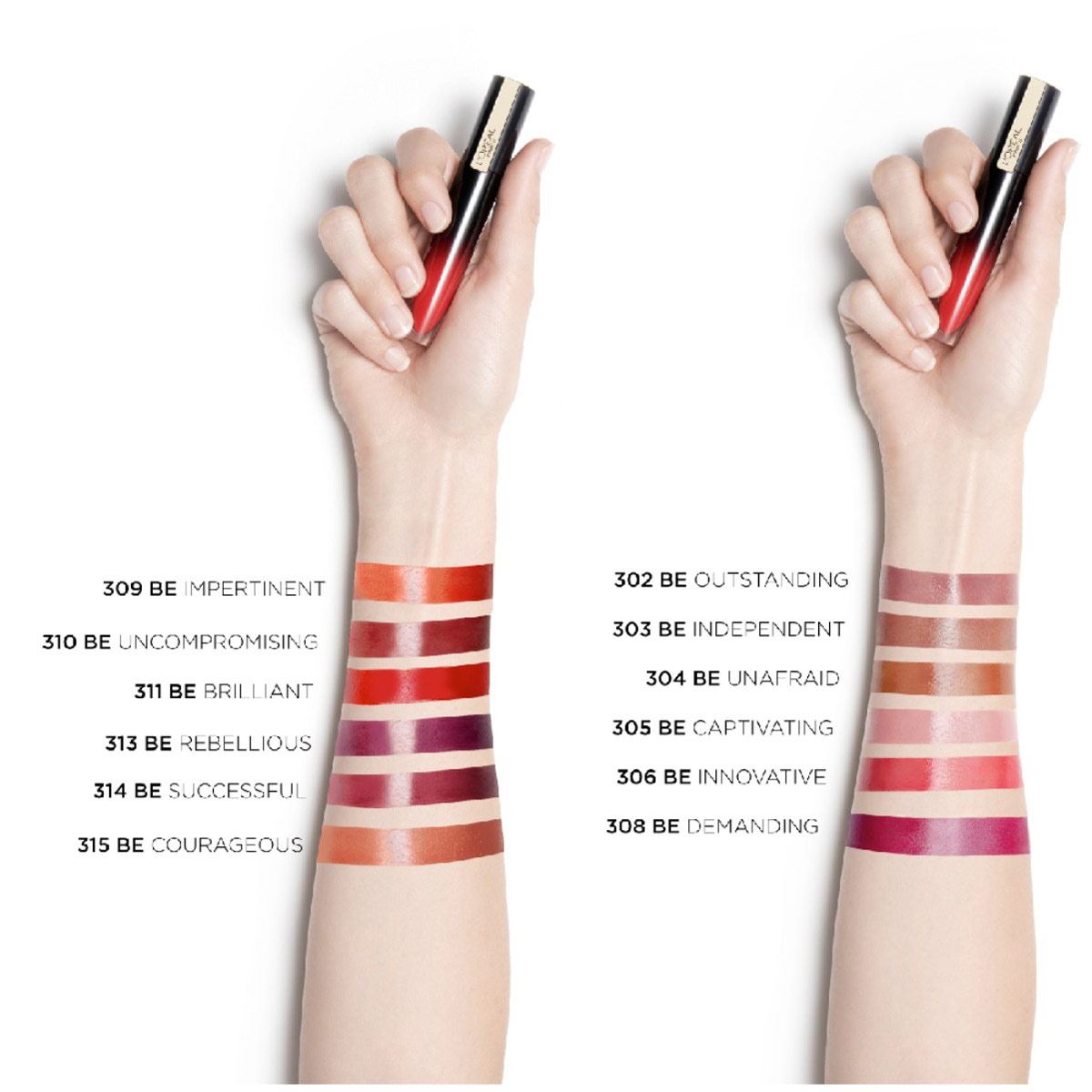 Labial Líquido Brilliance Signature Loreal París 303 La Discrete