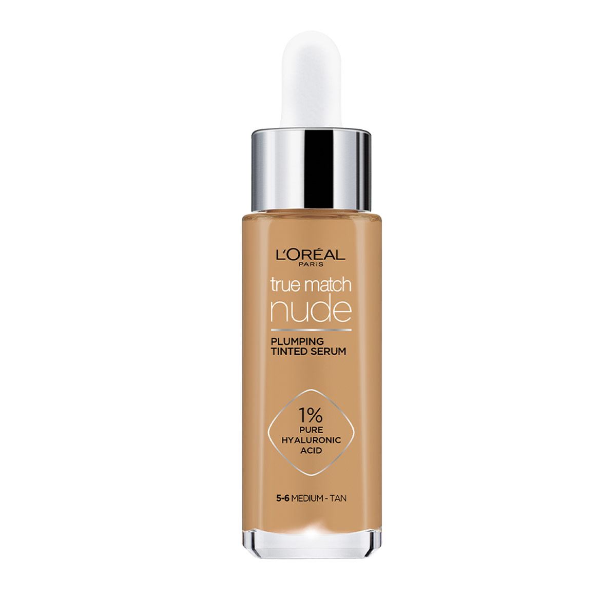 L'Oréal Paris Serum Rellenador Con Color, True Match, Tono 5-6 Medium Tan