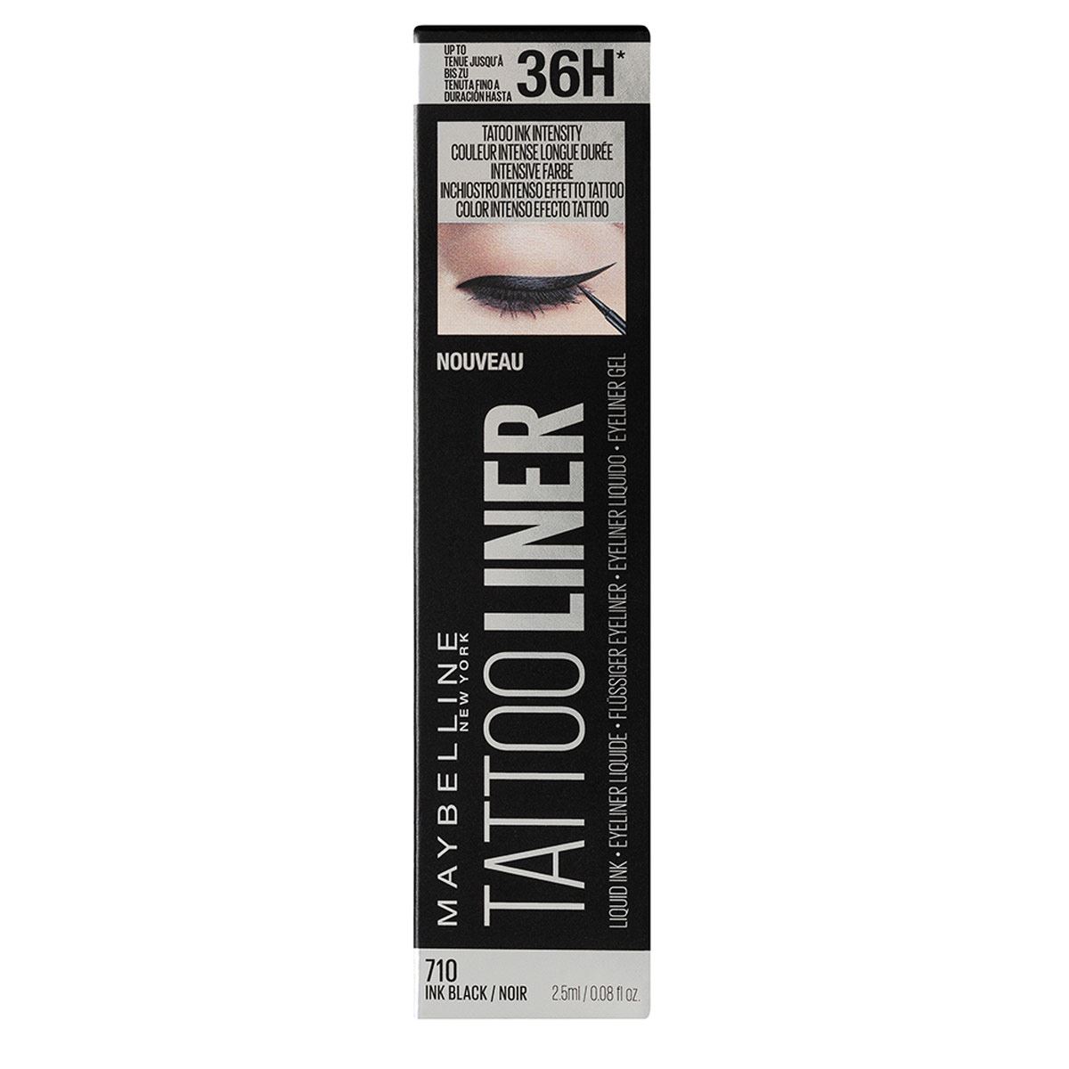 Delineador de Ojos Maybelline New York Tattoo Liner 710 Inked Black 2.5ml