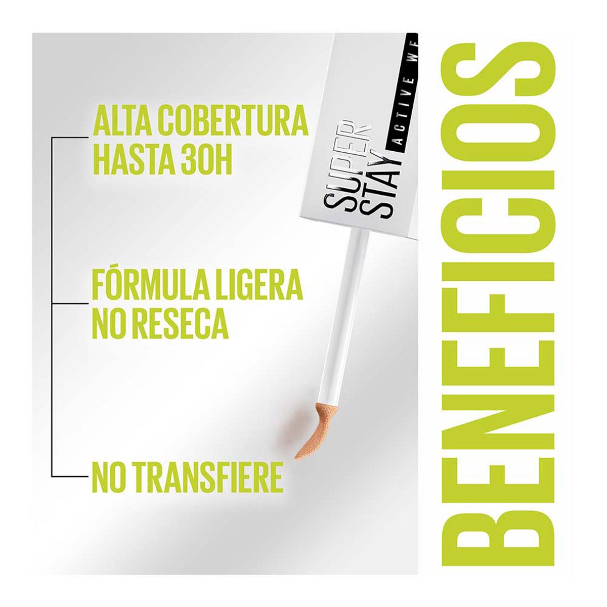 Corrector Maybelline Super Stay Active Wear 30H Tono 15