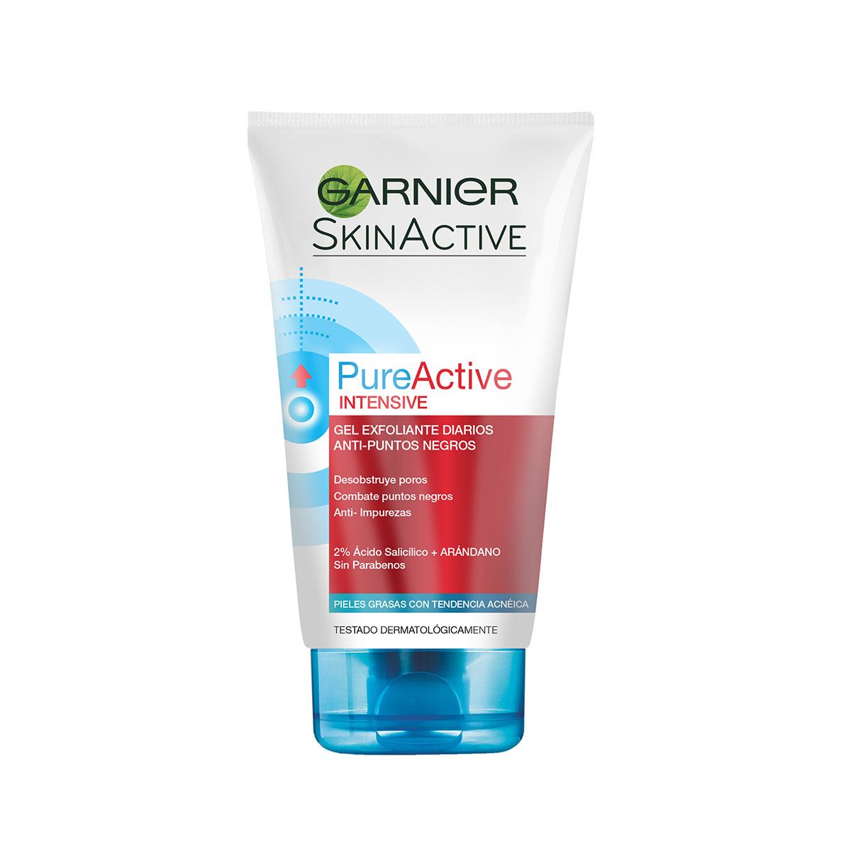 Gel Exfoliante Facial Anti Puntos Negros Pureactive Garnier 150ml