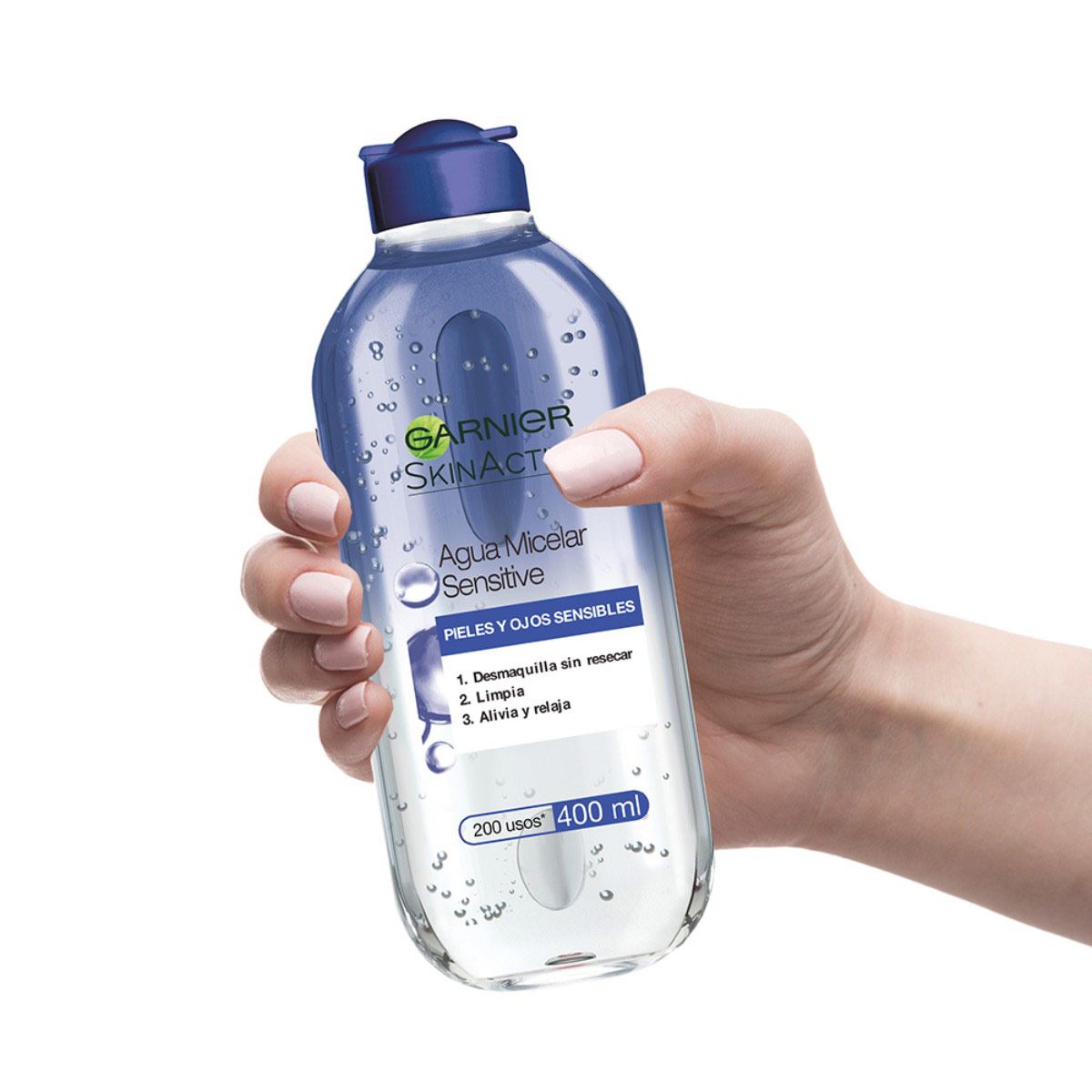 Agua Micelar Desmaquillante Piel Sensible Garnier 400 ml