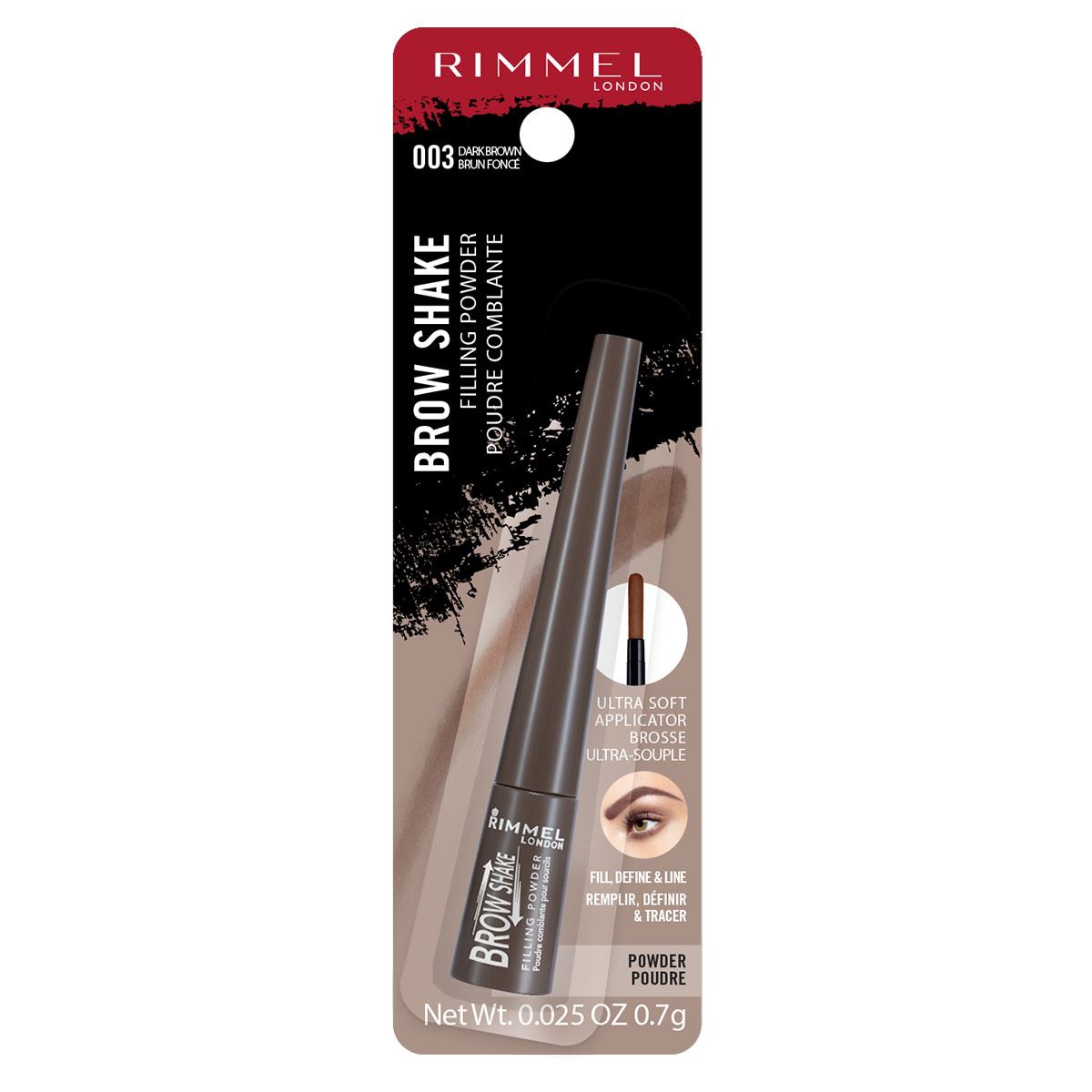 Polvo para Cejas Dark Brown Rimmel London
