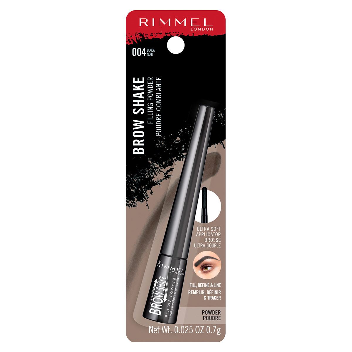 Rimmel London Brow This Way Ceja, Black, 7 g