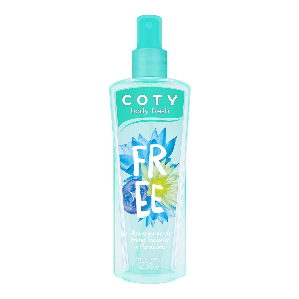 Fragancia Corporal Coty Body Fresh Free para mujer 236ml