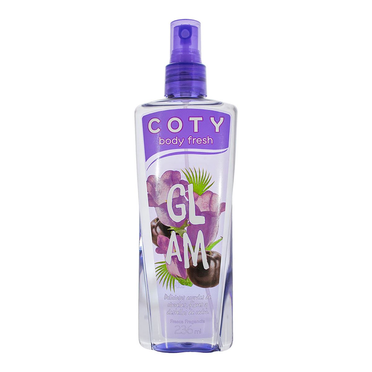 Fragancia Corporal Coty Body Fresh Glam para mujer 236ml