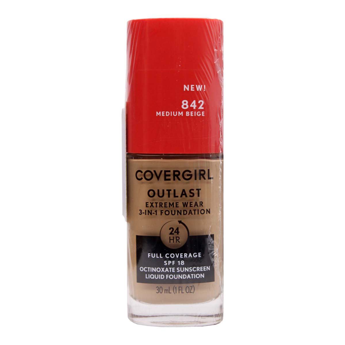Covergirl Outlast Extreme Wear Base de Maquillaje Líquida  842 Medium Beige