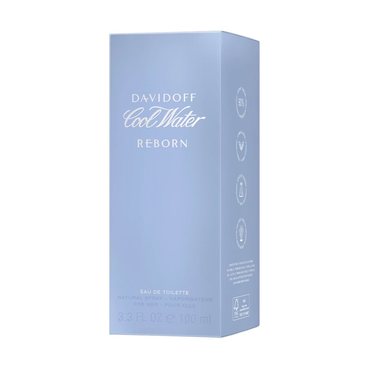 Perfume para Mujer Davidoff Cool Water Reborn Woman Eau de Toilette 100 ml