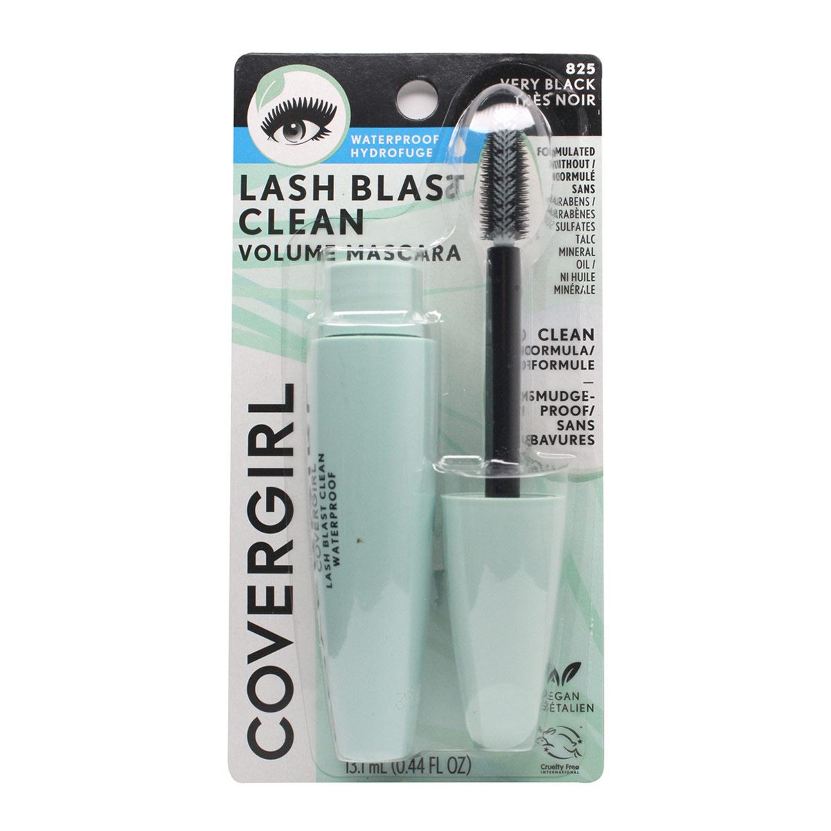 Covergirl Lash Blast Clean Mascara para Pestañas Vegana Very Black